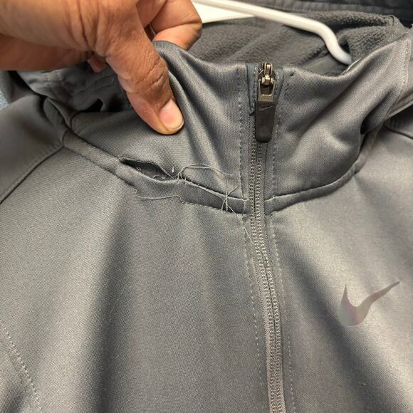 Nike Dri-fit Jacket Men's Large Running Outdoors Gorp Core Warm Performance Read - Picture 7 of 9